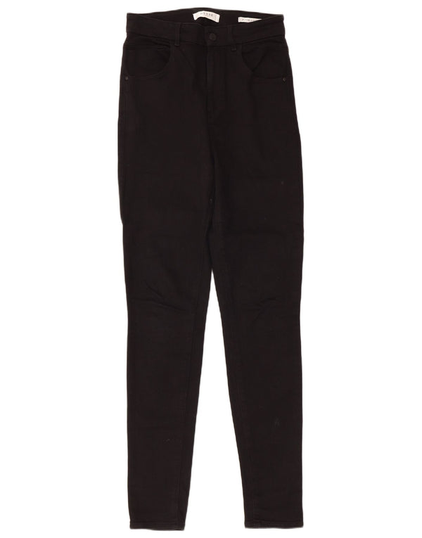 Guess Womens High Rise Skinny Jeans W27 L29 Black Cotton