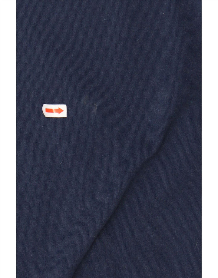 CONVERSE Mens Graphic Tracksuit Top Jacket XL Navy Blue Cotton