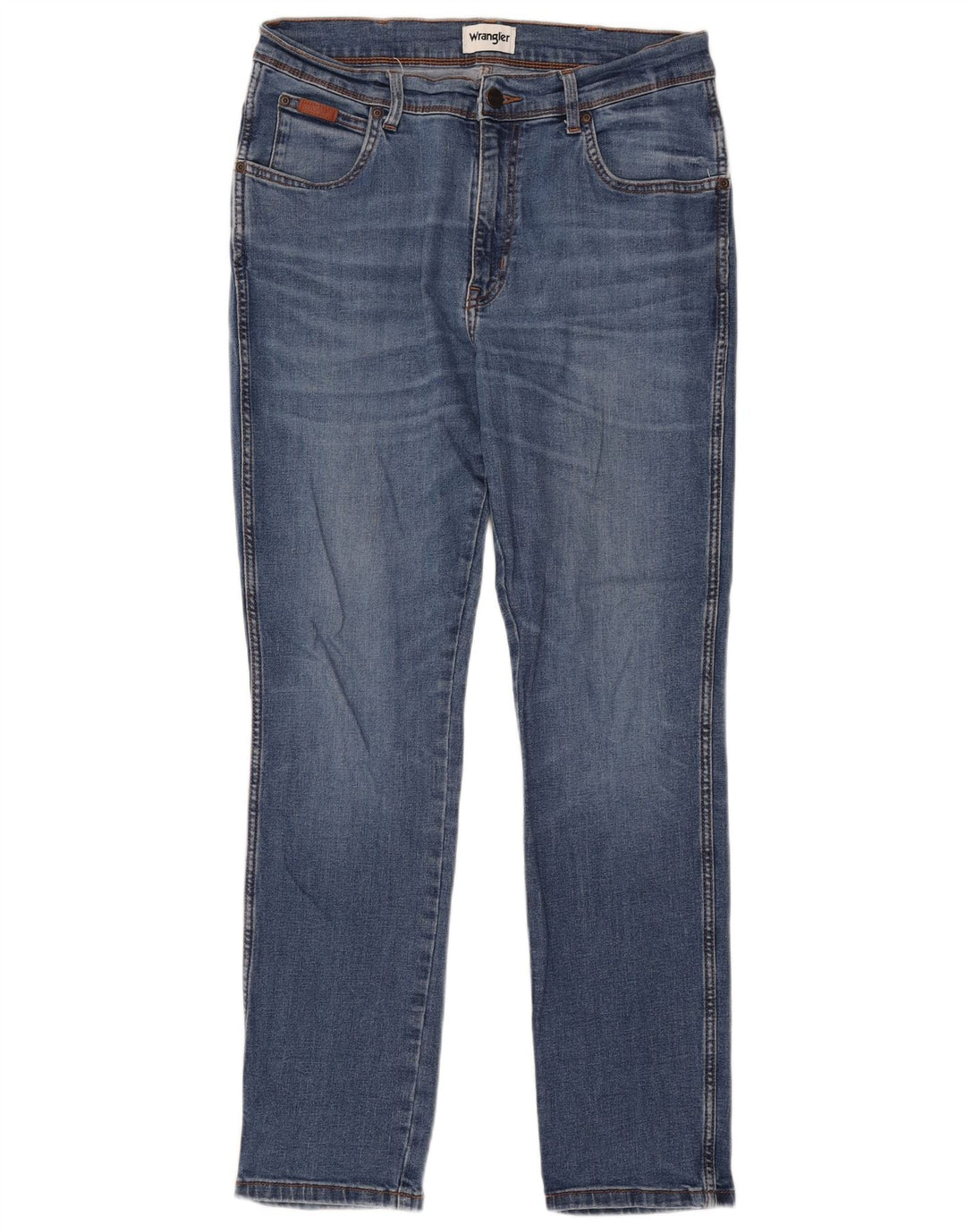 Vaqueros ajustados para hombre Wrangler W34 L30 Algodón azul