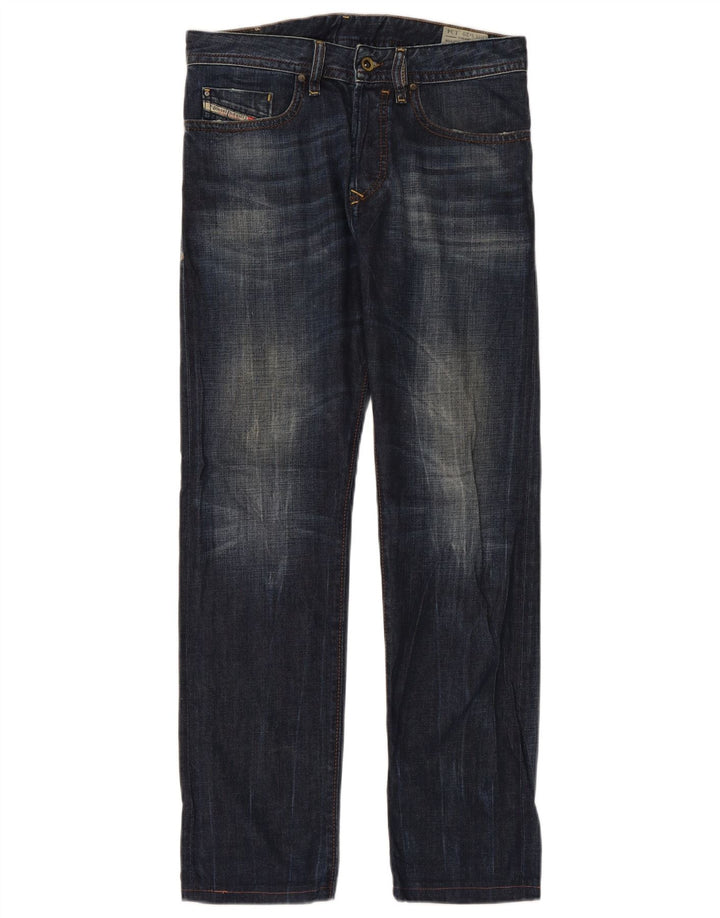 DIESEL Jeans Buster Regular Slim Tapered para hombre W29 L30 Algodón azul marino