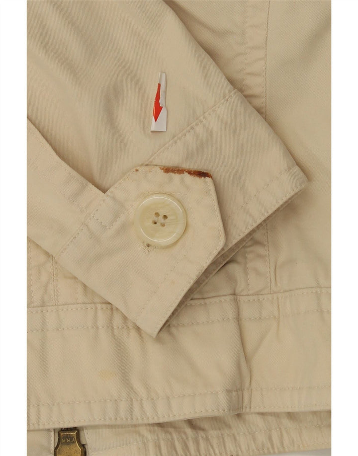 Burberry Chaqueta Bomber para Mujer Reino Unido 14 Algodón Beige Medio