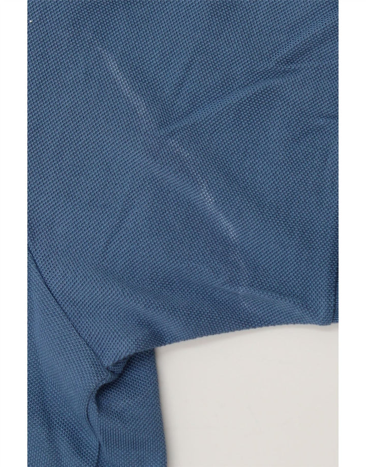 Polo Lacoste para hombre talla 4 algodón azul medio