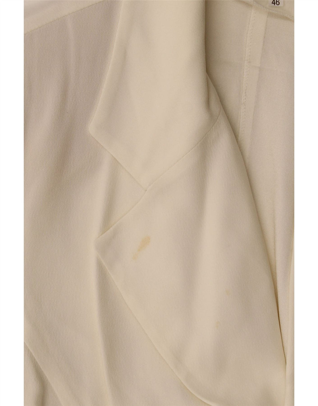 Edward - Cárdigan para mujer IT 46 grande de acetato blanco roto