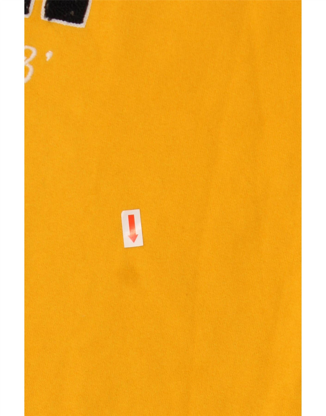 SUPERDRY Sudadera con gráfico extragrande para mujer, talla 40, color amarillo mediano