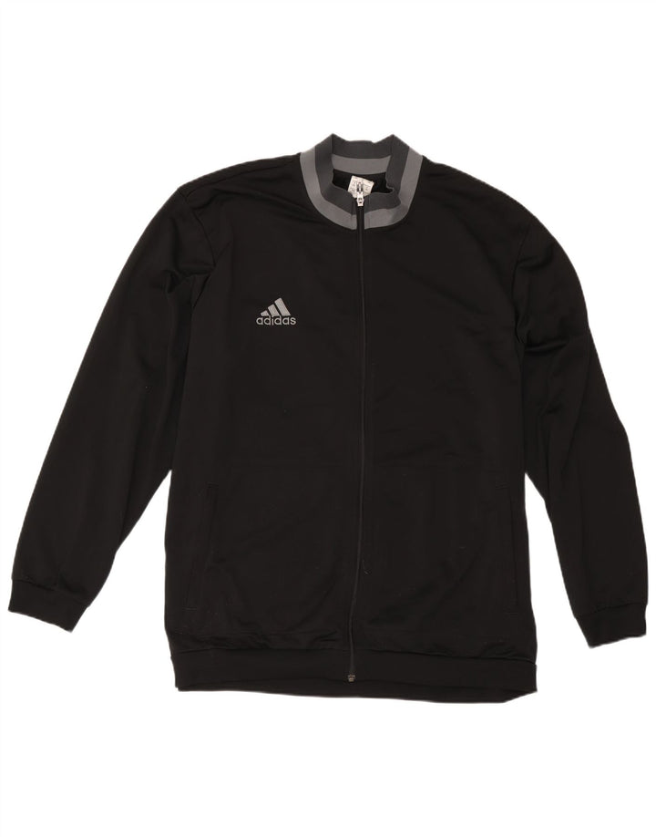 Adidas - Chaqueta de chándal para hombre, talla 2XL, color negro, poliéster