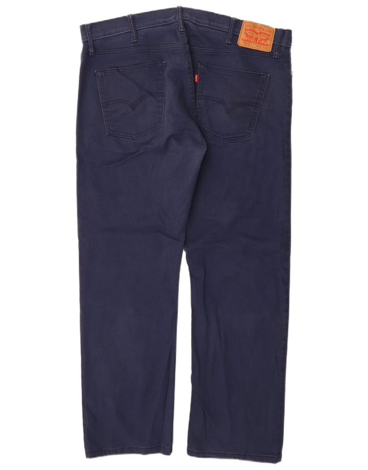 Levi's Hombre 514 Vaqueros Rectos Regulares W40 L30 Algodón Azul Marino