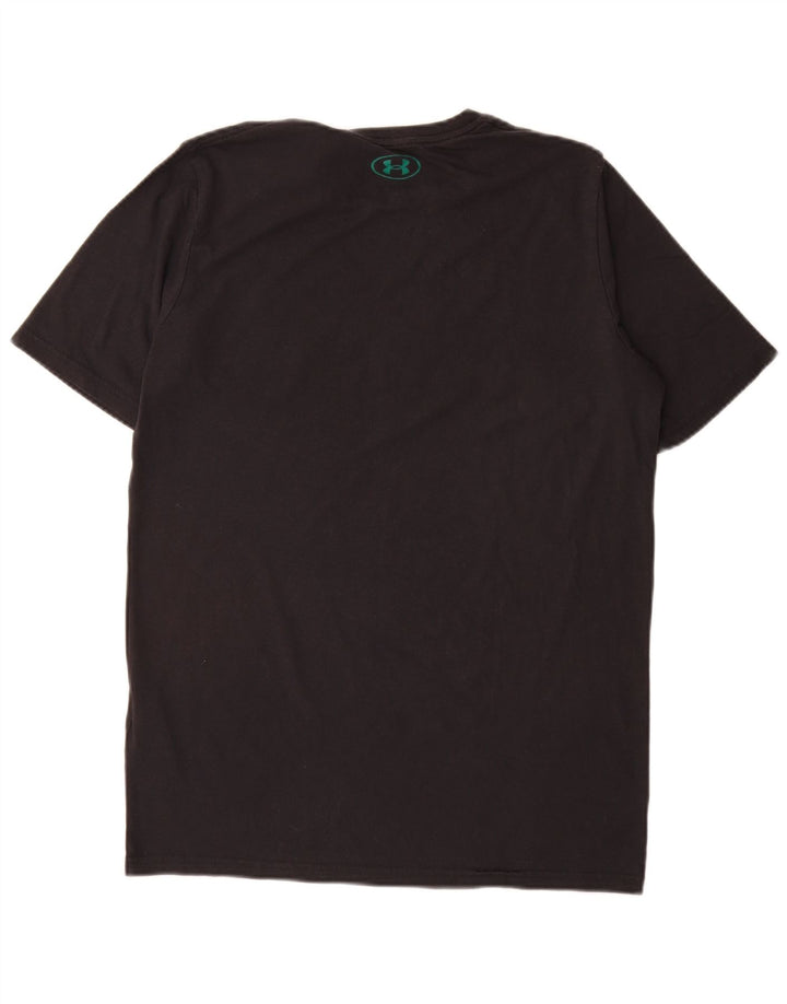 Under Armour Camiseta gráfica para hombre Top mediano de algodón negro