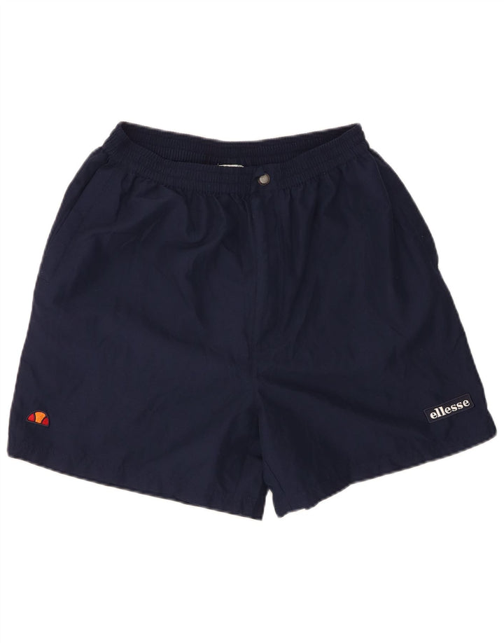 Pantalones cortos casuales para hombre Ellesse Large W36 Poliéster azul marino