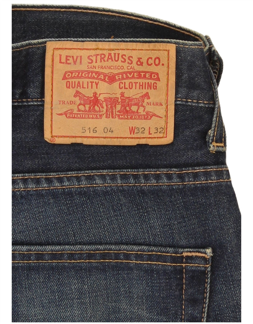 Levi's Hombre 516 Vaqueros Bootcut W32 L32 Azul Marino