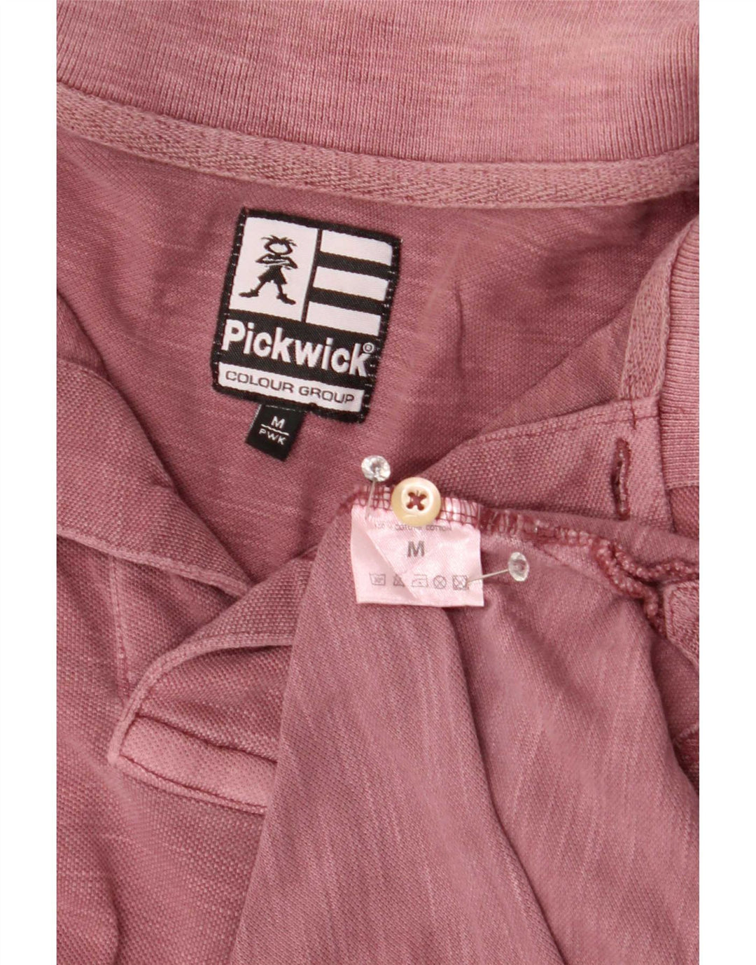 Pickwick Polo Hombre Algodón Rosa Medio