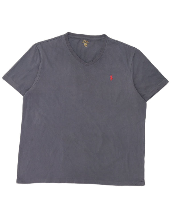 Polo Ralph Lauren - Camiseta de ajuste personalizado para hombre, talla 2XL, azul marino