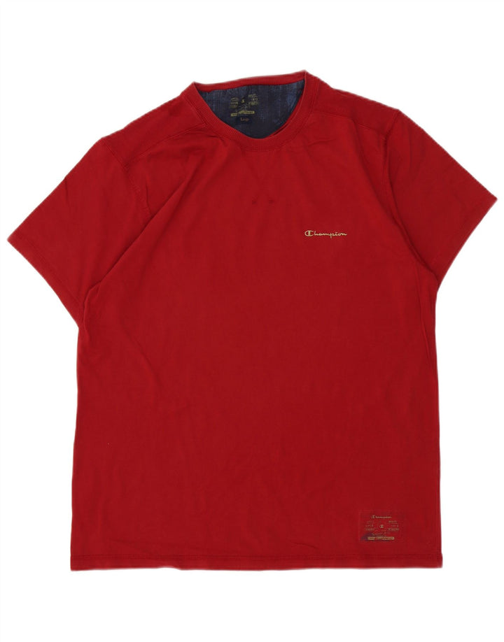 Champion Camiseta para hombre Top Large Red Cotton