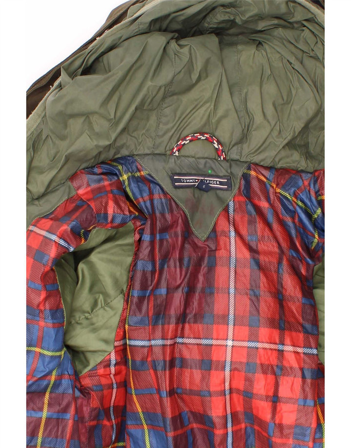 Tommy Hilfiger Parka con capucha para niños 5-6 años Caqui Poliéster