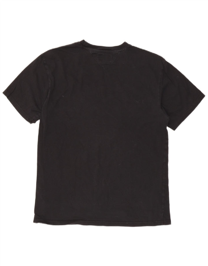Tommy Hilfiger Camiseta gráfica para hombre Top Medium Black