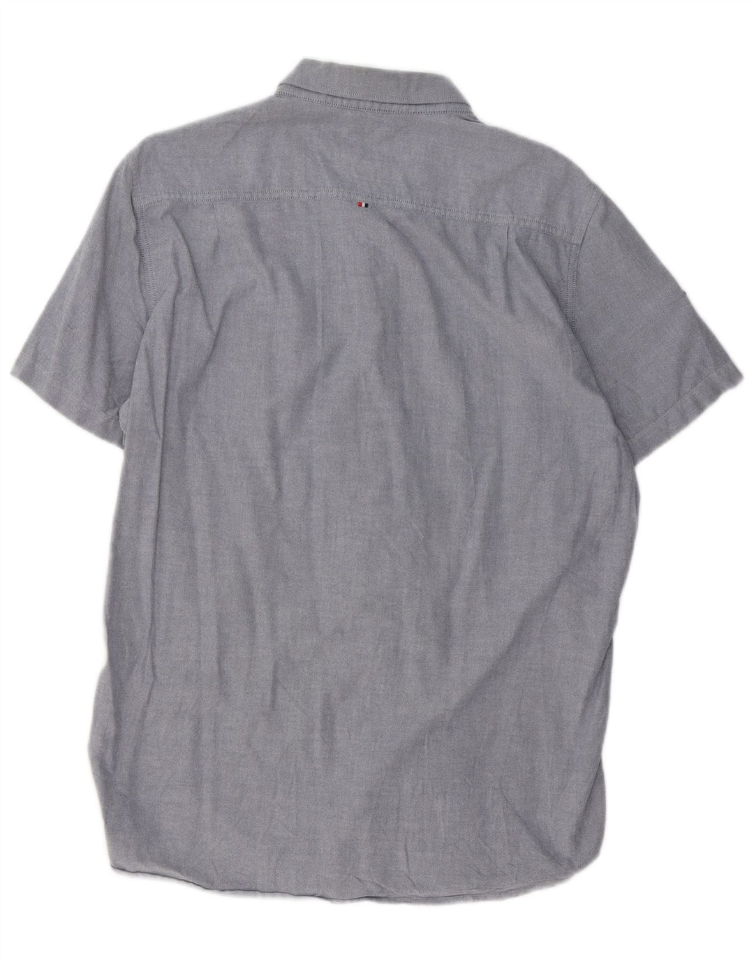 SUPERDRY Camisa Manga Corta Hombre XL Azul Algodón