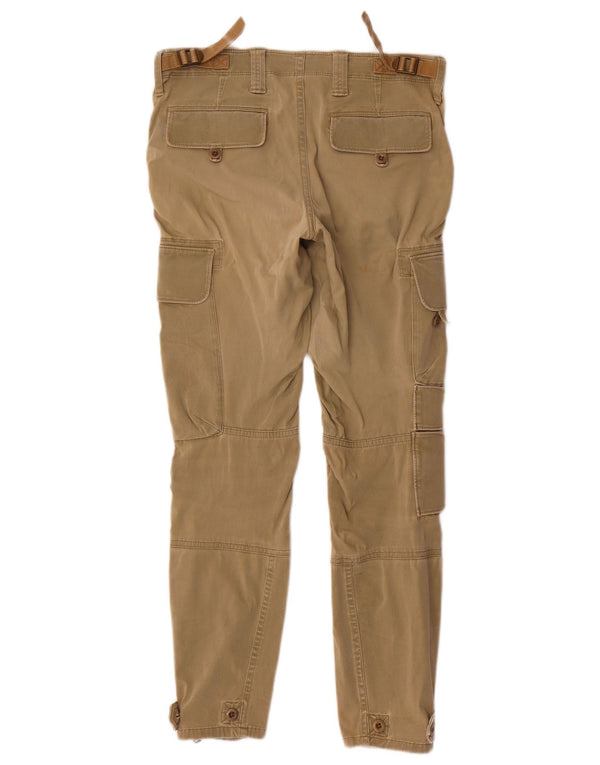 Ralph Lauren Pantalones cargo delgados para mujer US 6 Medium W29 L28 Algodón caqui