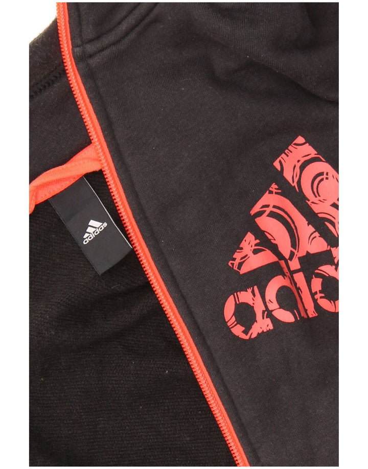 ADIDAS Chaqueta superior de chándal gráfico para mujer Reino Unido 16 Gris grande