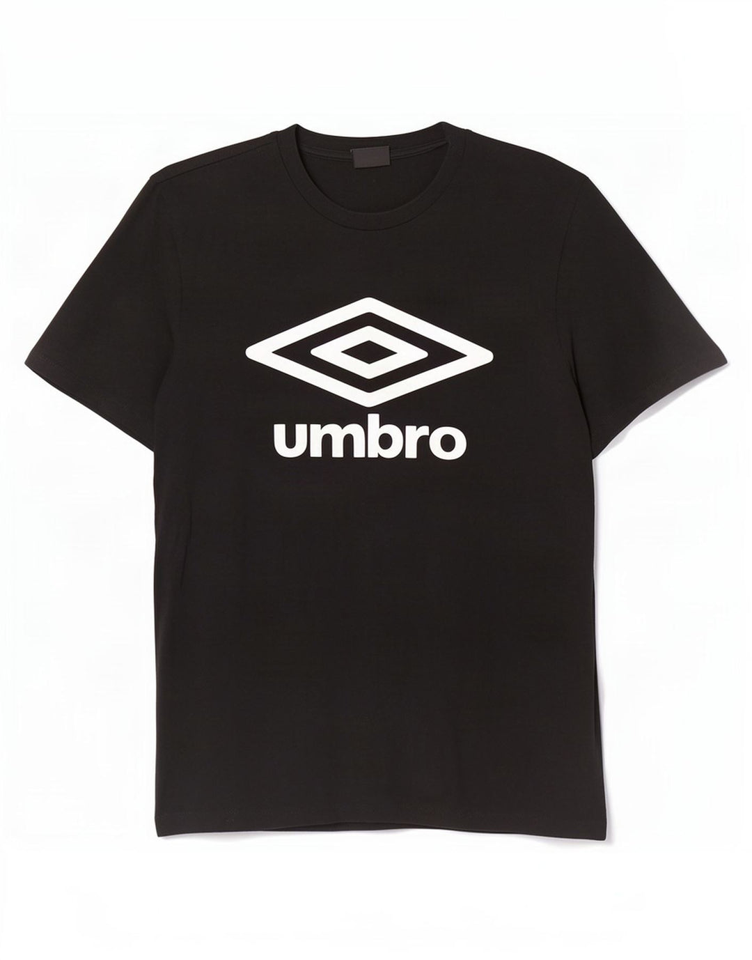 Umbro - Camiseta gráfica para hombre, talla grande, algodón negro