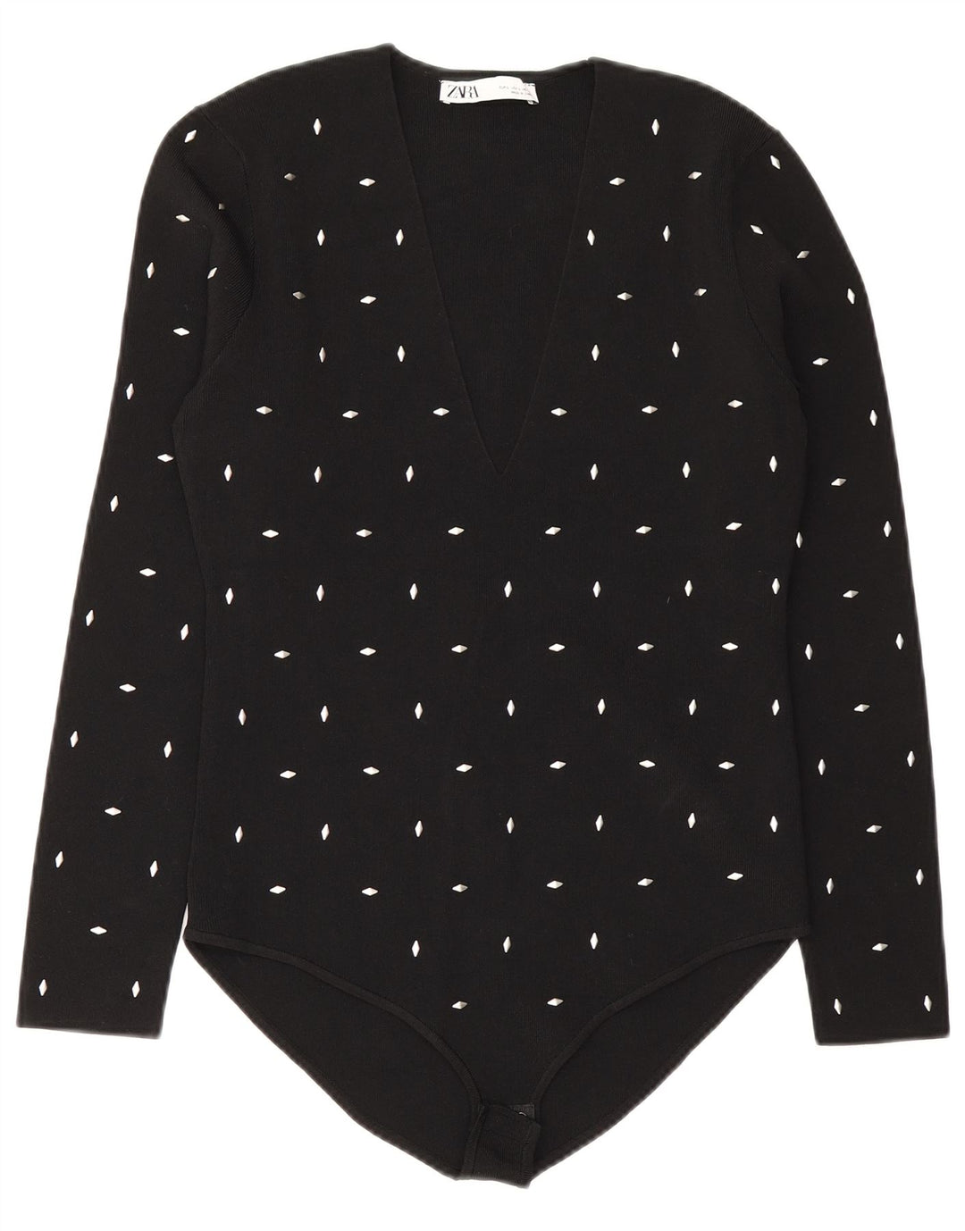 Zara Body para mujer UK 44 Large Viscosa negra