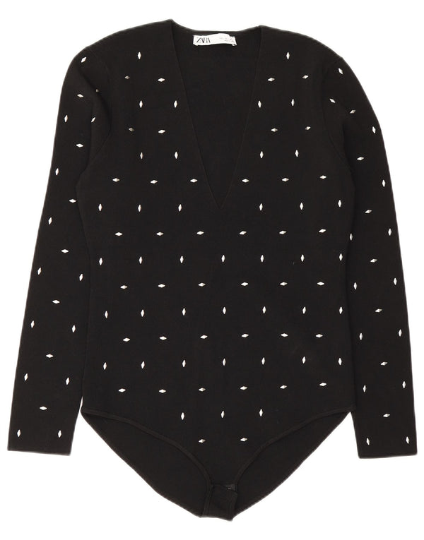 Zara Body para mujer UK 44 Large Viscosa negra
