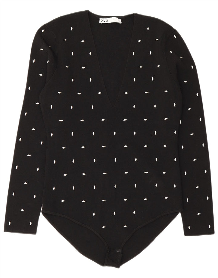 Zara Body para mujer UK 44 Large Viscosa negra