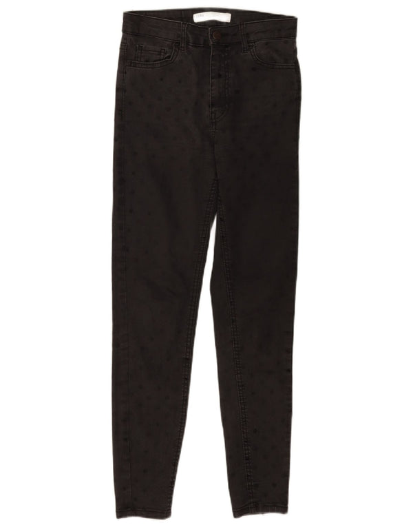 Zara Vaqueros Pitillo Mujer EU 34 2XS W24 L26 Lunares Negros
