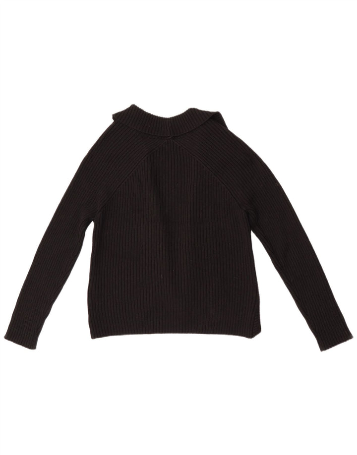 Marks & Spencer Jersey Bolero Abierto para Mujer UK 12 Medium Negro Acrílico
