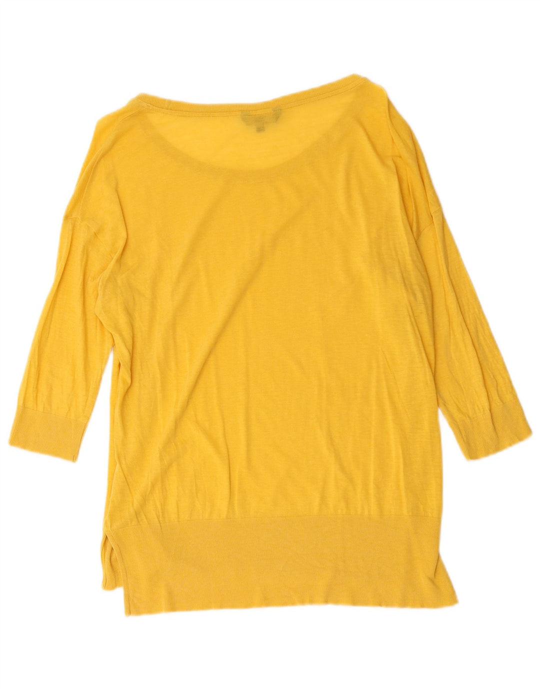 Massimo Dutti Top Mujer Manga 3/4 ES 40 XL Amarillo