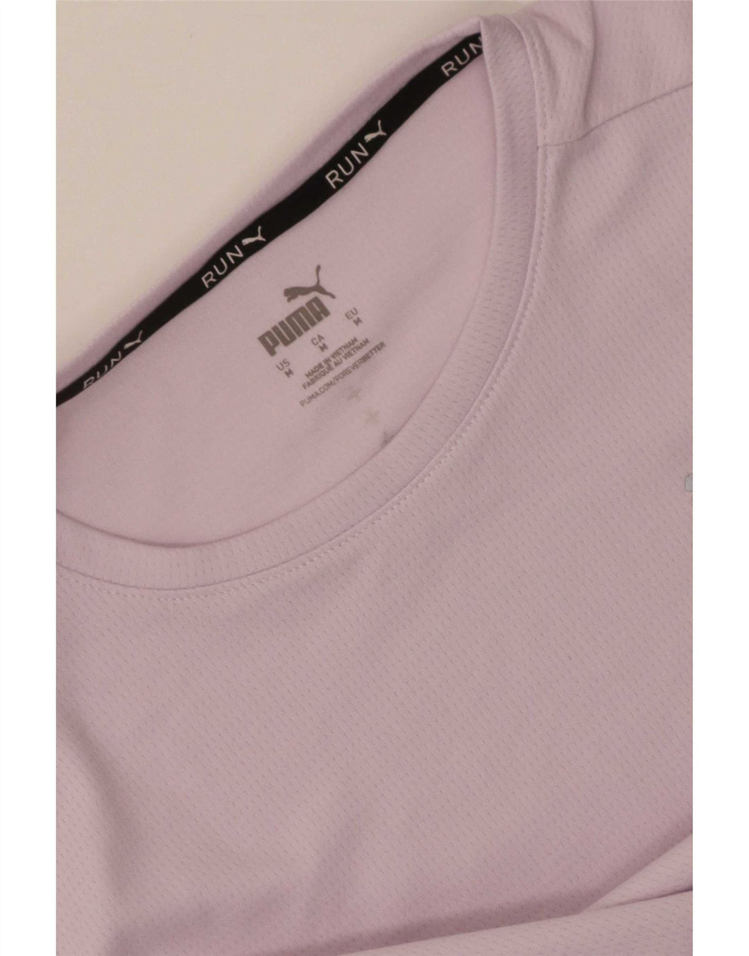Puma Camiseta para mujer Top UK 12 Medium Pink Colourblock Poliéster