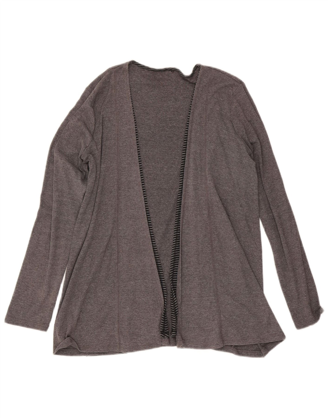 Marks & Spencer Suéter tipo cárdigan largo para mujer UK 44 Gris medio
