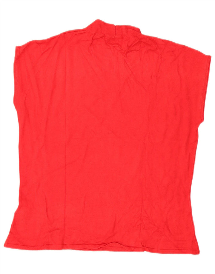 Marks & Spencer - Camiseta sin mangas para mujer, talla 40, talla grande, viscosa roja