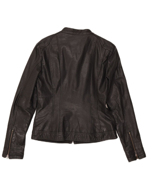 Only Chaqueta de cuero para mujer IT 38 XS Cuero negro