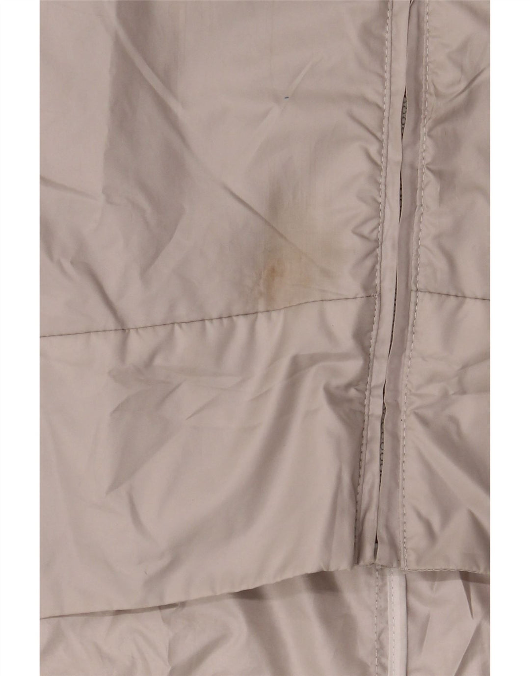 Zara Chaqueta Impermeable De Manga 3/4 Con Capucha De Gran Tamaño Para Mujer UK 44 Gris Medio