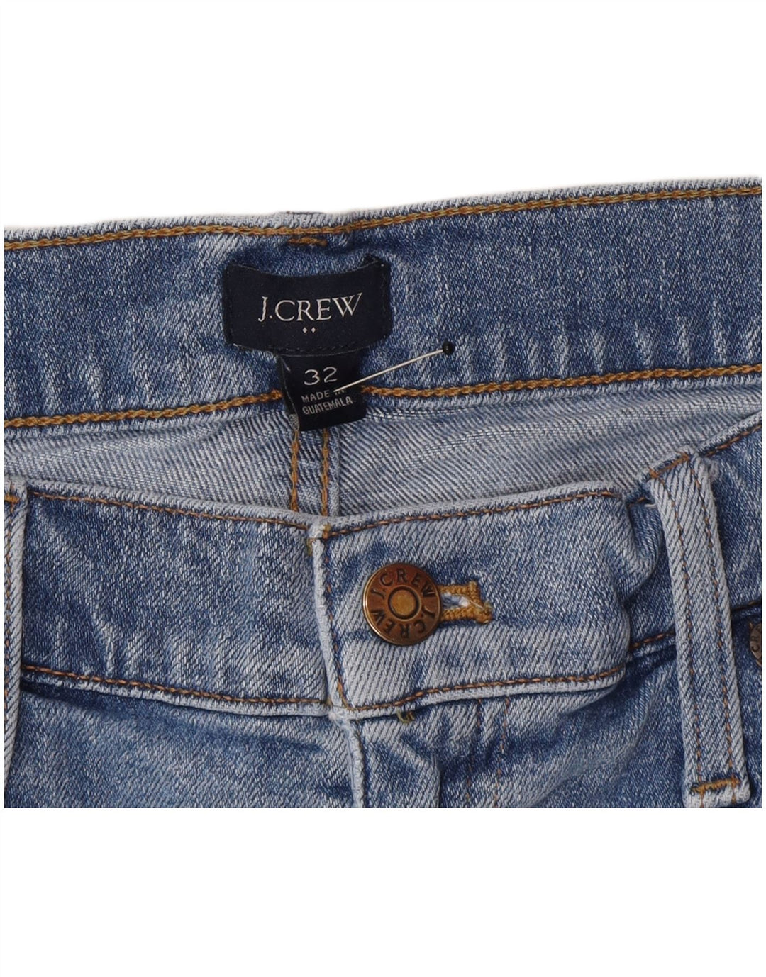 J. Crew Pantalones cortos de mezclilla para mujer W32 Azul grande