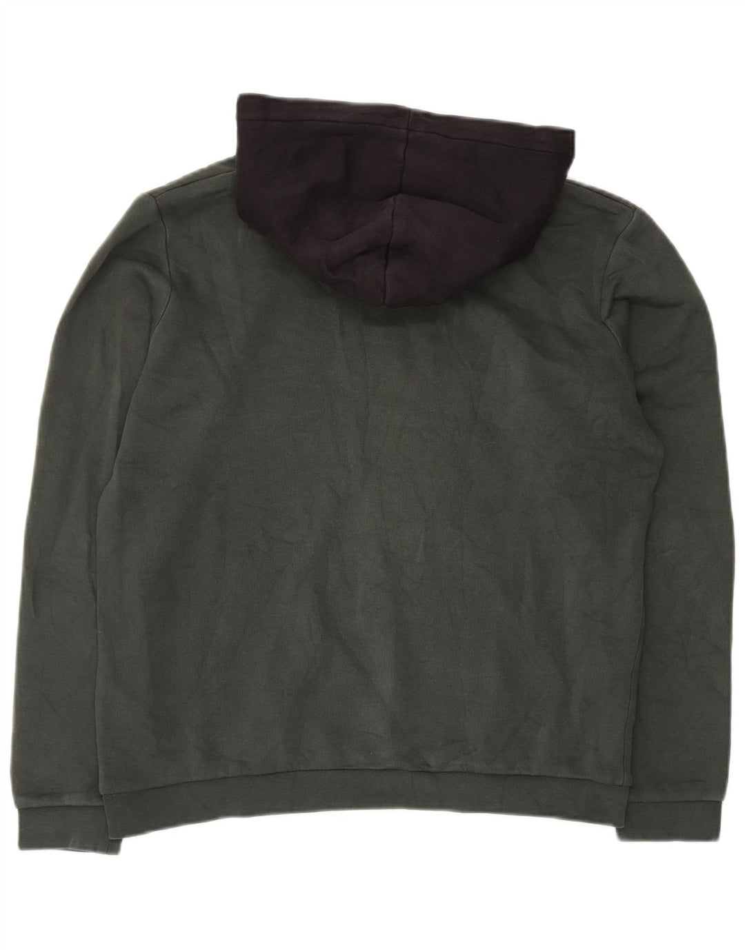JACK & JONES Jersey con capucha y estampado gráfico para niños 15-16 años Bloque de color verde