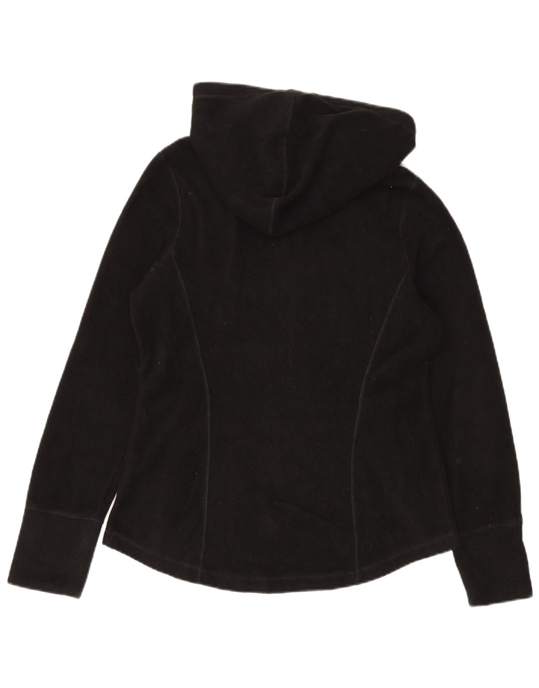 Fila Chaqueta polar con capucha para mujer UK 44 Mediana Poliéster negro