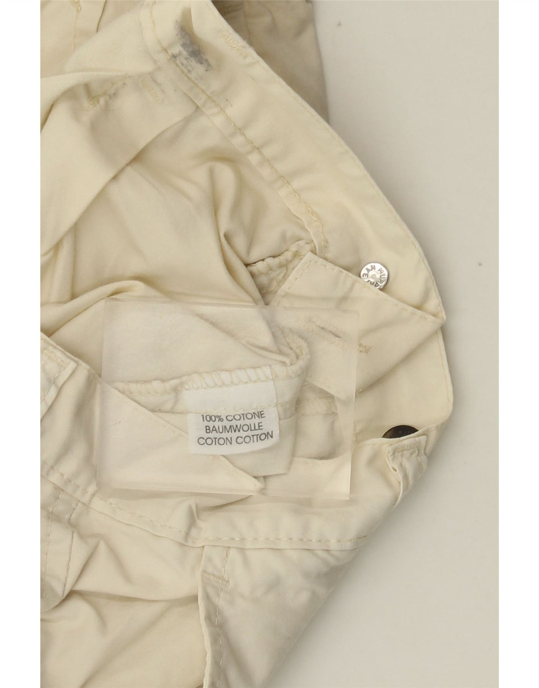 Murphy & Nye Pantalones cortos chinos pegados para mujer W30 Algodón beige medio