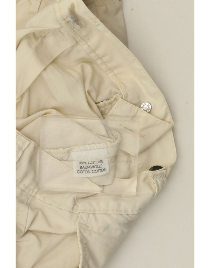 Murphy & Nye Pantalones cortos chinos pegados para mujer W30 Algodón beige medio