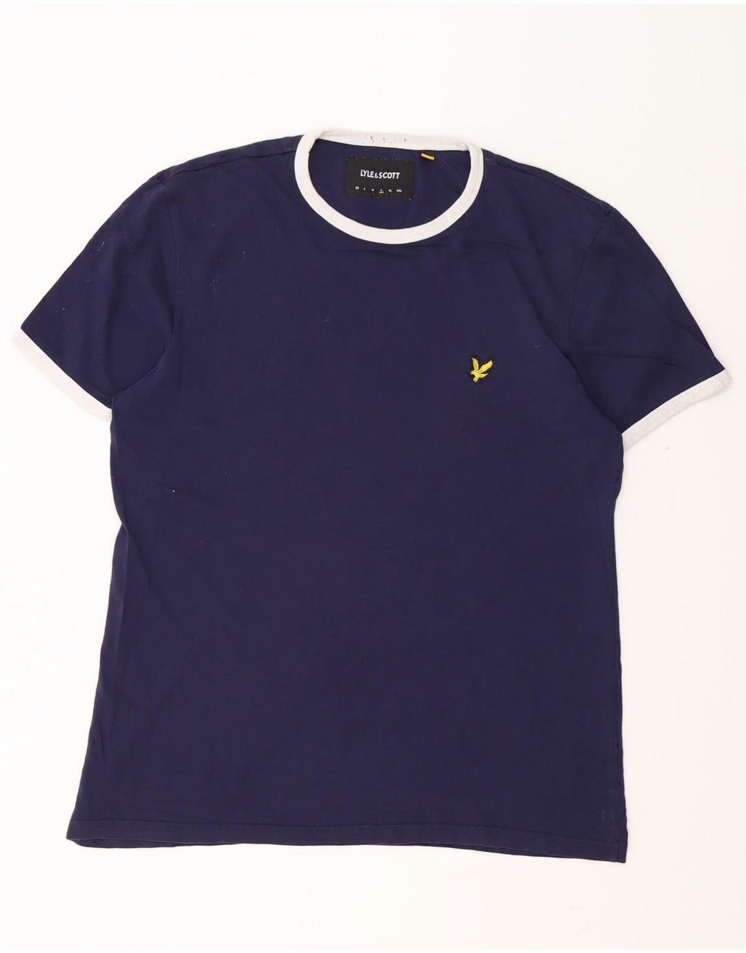 Lyle & Scott - Camiseta para hombre, talla grande, color azul marino, algodón