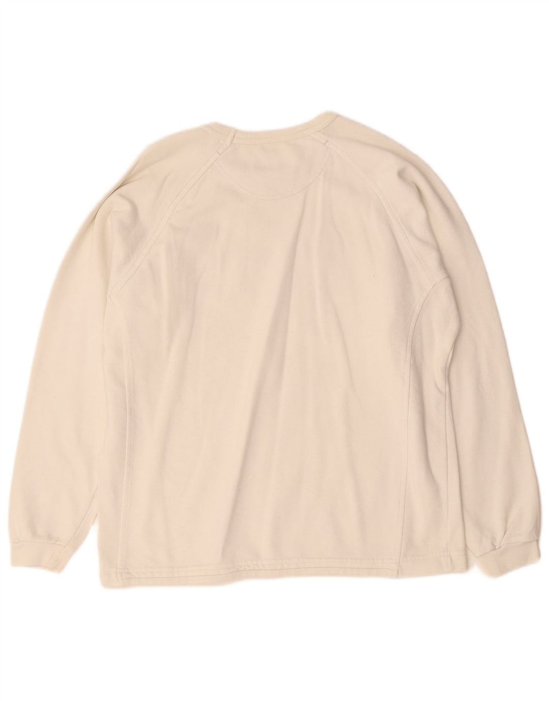 Champion Sudadera de gran tamaño con gráfico para mujer UK 10 Small Off White