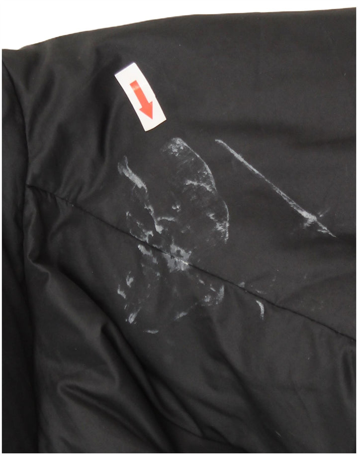 Nike Chaqueta acolchada holgada gráfica para hombre UK 36/38 Small Poliéster negro
