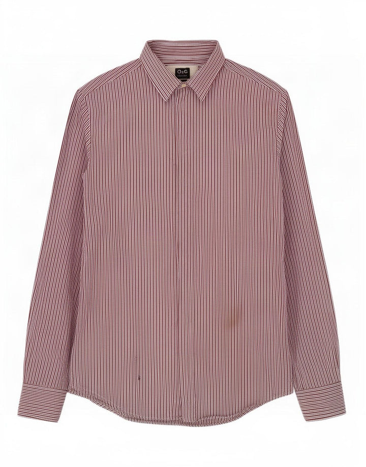 Dolce & Gabbana Camisa Hombre IT 48 Mediana Algodón A Rayas Multicolor