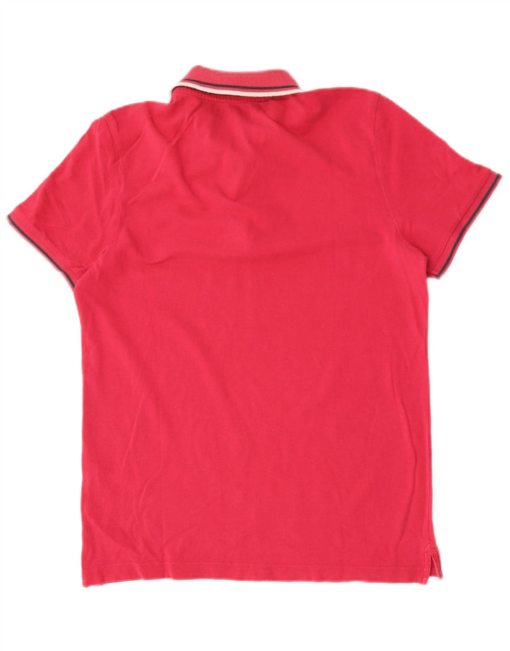 Polo Diadora Hombre Algodón Rosa Medio