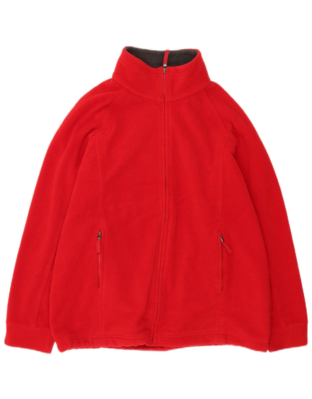 Marks & Spencer Chaqueta polar para mujer UK 44 Grande Poliéster rojo