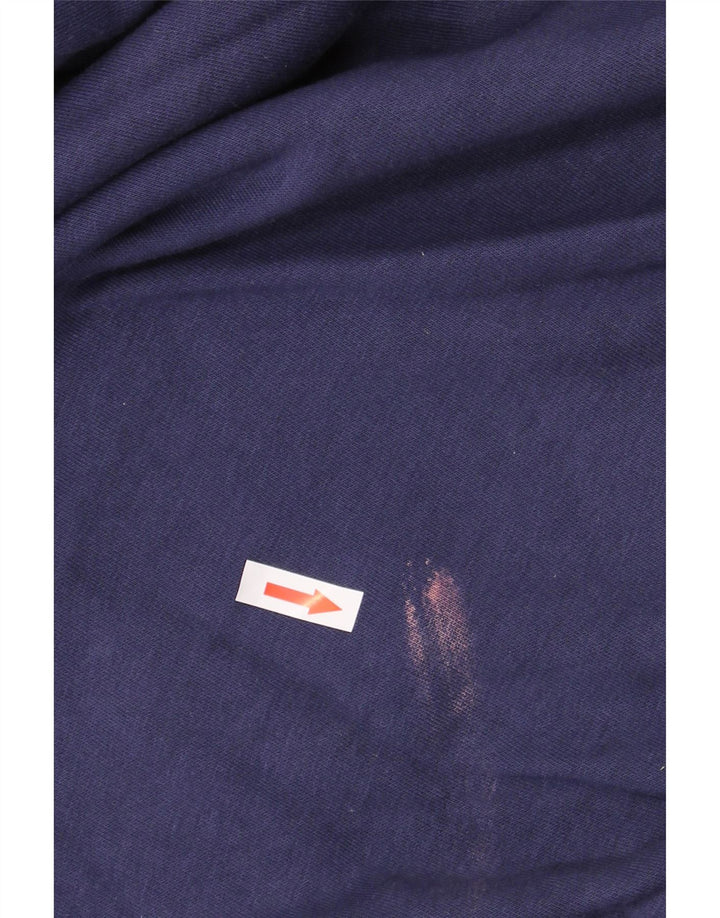 PUMA Sudadera con capucha para hombre, talla pequeña, algodón azul marino