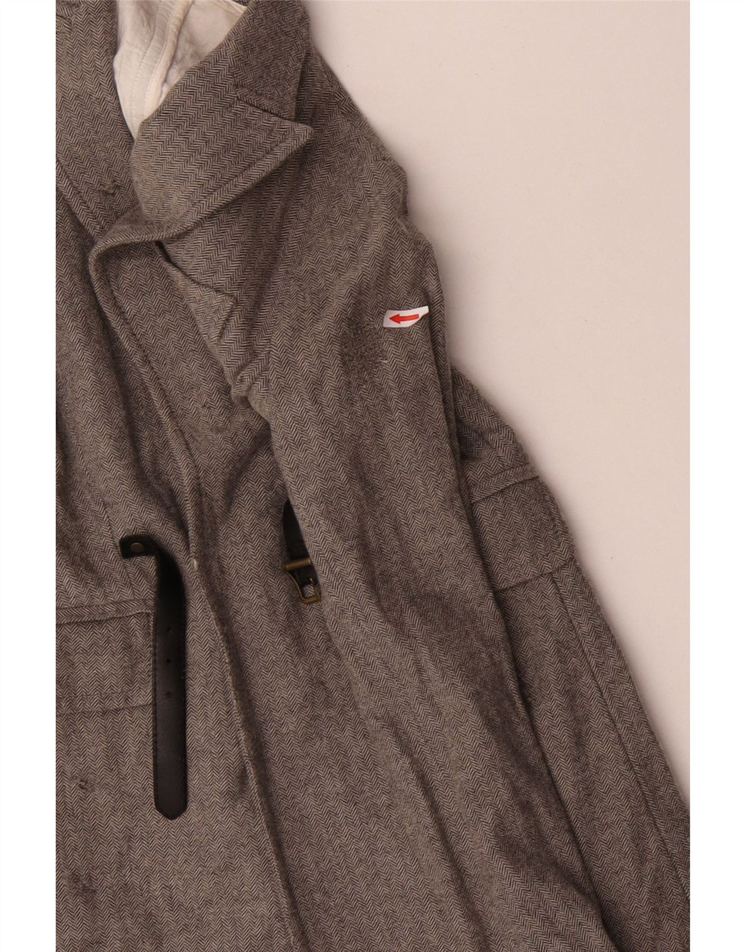 Abrigo Mujer Dsquared2 IT 42 Lana En Espiga Gris Medio
