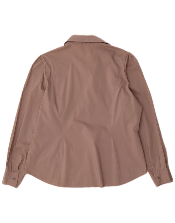 Marks & Spencer Blusa para mujer UK 40 XL Algodón gris