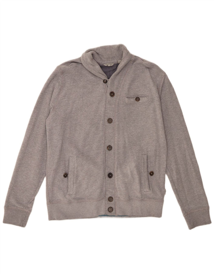 Ted Baker - Chaqueta de chándal para hombre, talla 4, algodón gris grande