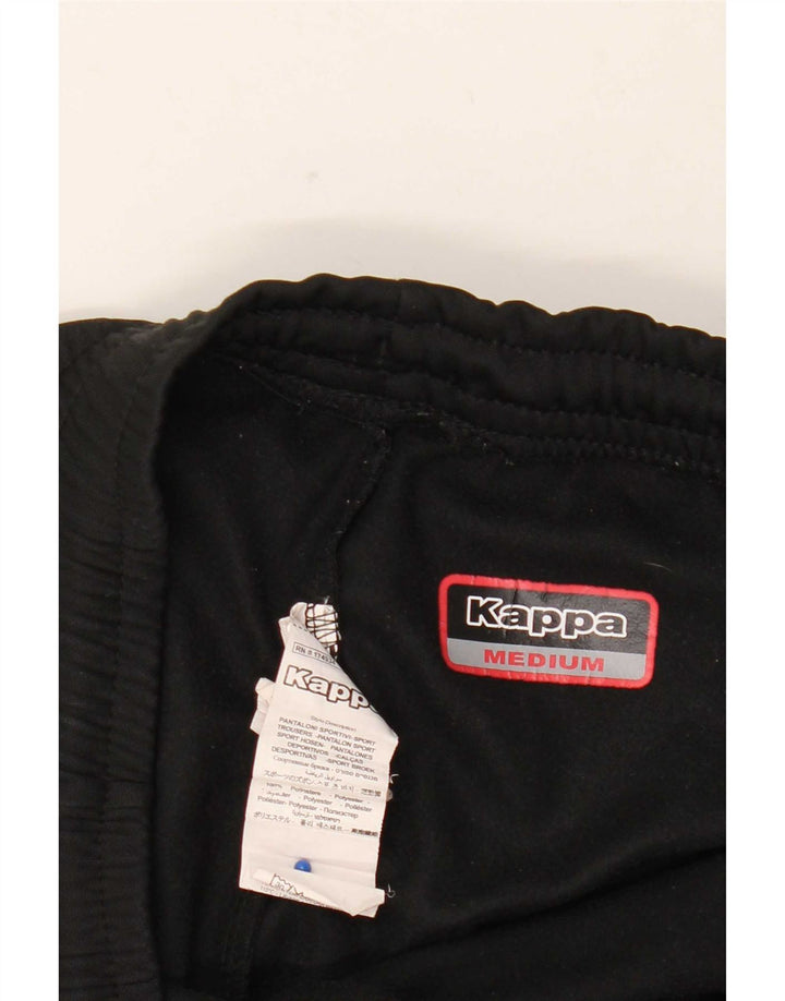 Kappa Hombre Pantalones De Chándal Gráficos Poliéster Negro Mediano