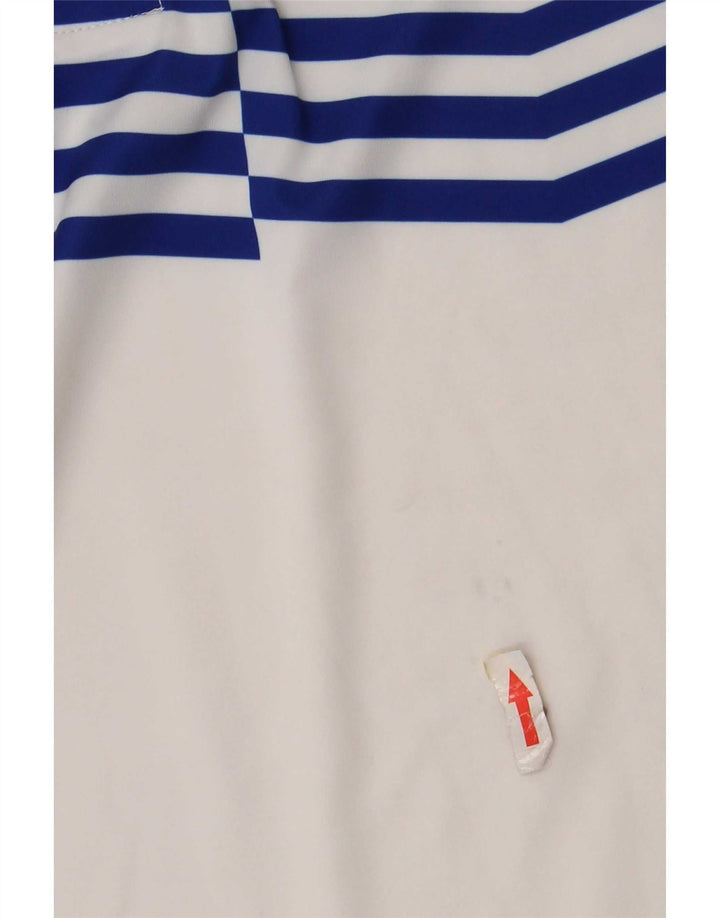 Polo Puma Para Hombre Blanco Medio Colorblock